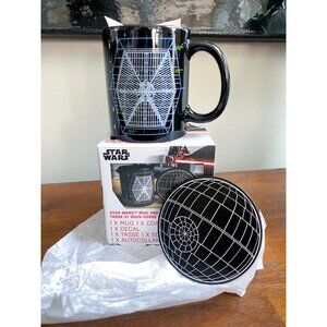 Star Wars Mug and Coaster Set - Tie Fighter and Deathstar